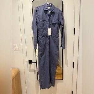 Rivet Utility Periwinkle Blue Jumpsuit
